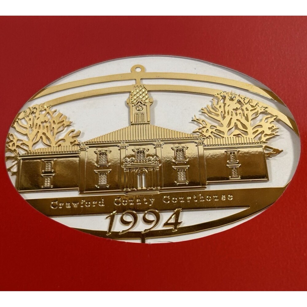 Crawford County Courthouse 1994 Arkansas‎ Ornament Collectible Rare Vintage